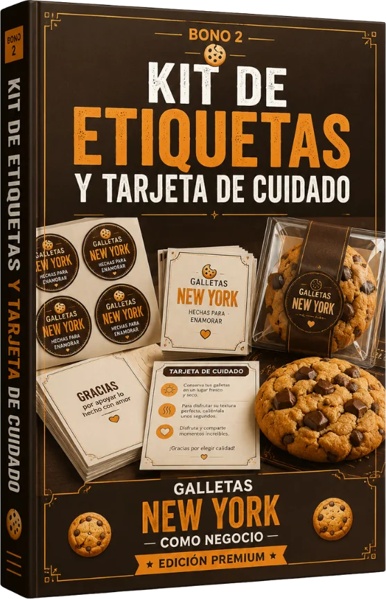 Plantillas de etiquetas y tarjeta de cuidado impresas sobre papel color crema